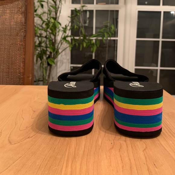 Urban Outfitters🌈Platform Wedge Sandals - Picture 6 of 8